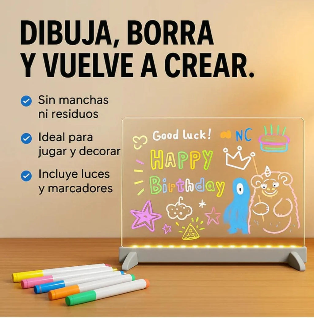 ✨ PIZARRA  MÁGICA LED✨