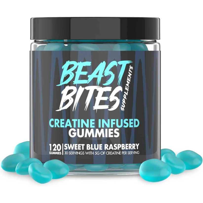 Beast Bites Creatina Monohidratada 2x1. 240 gomitas  💪