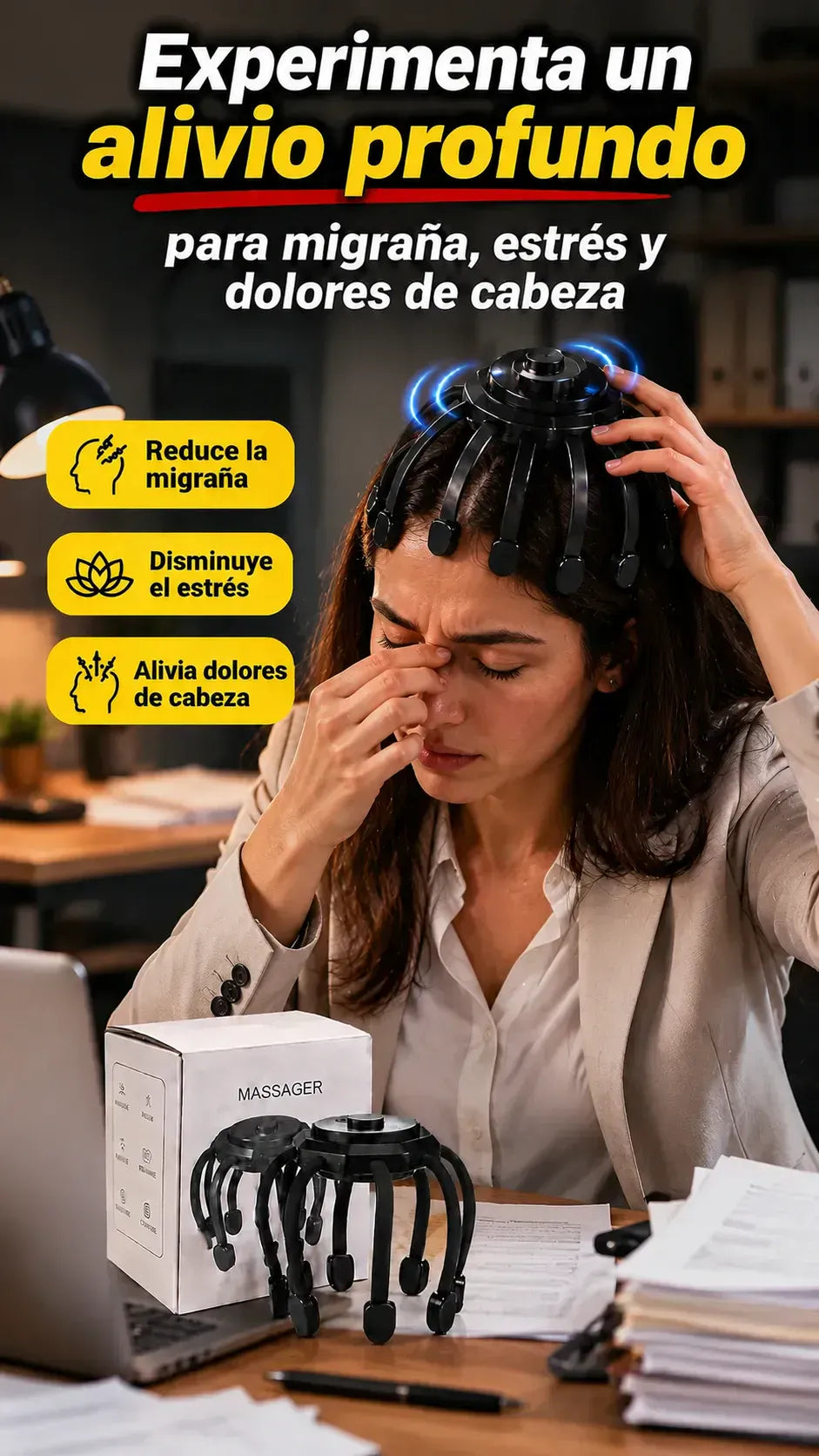 Masajeador de Cabeza Eléctrico
