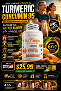 Turmeric curcuma 95%. Protege tus articulaciones
