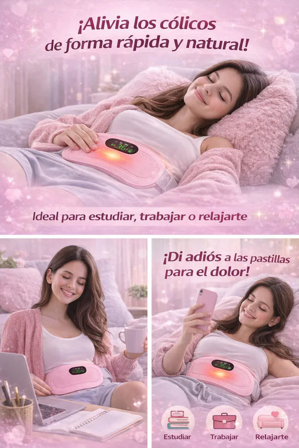 🌸 MASAJEADOR TÉRMICO PARA CÓLICOS – ALIVIO REAL CUANDO MÁS LO NECESITAS 🌸