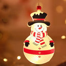 Juego 5 Unidades de Luces Colgantes Navideña. Agrega un toque mágico a tu decoración.🎄🌟
