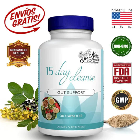 15 DAY CLEANSE. Apoyo Para los intestinos y el colon. 💊