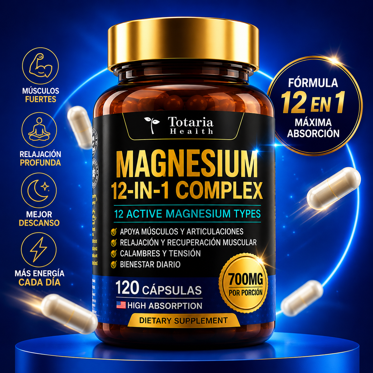 Magnesio 12 en 1 - Que el estrés no te quite la energia