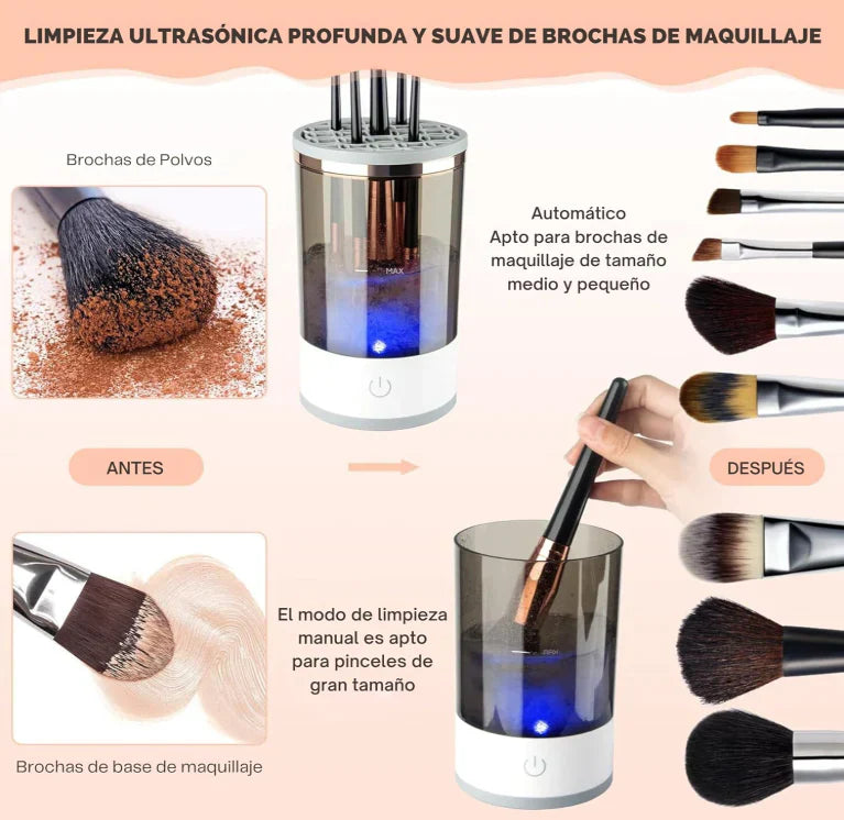Limpiador de Brochas de Maquillaje✨